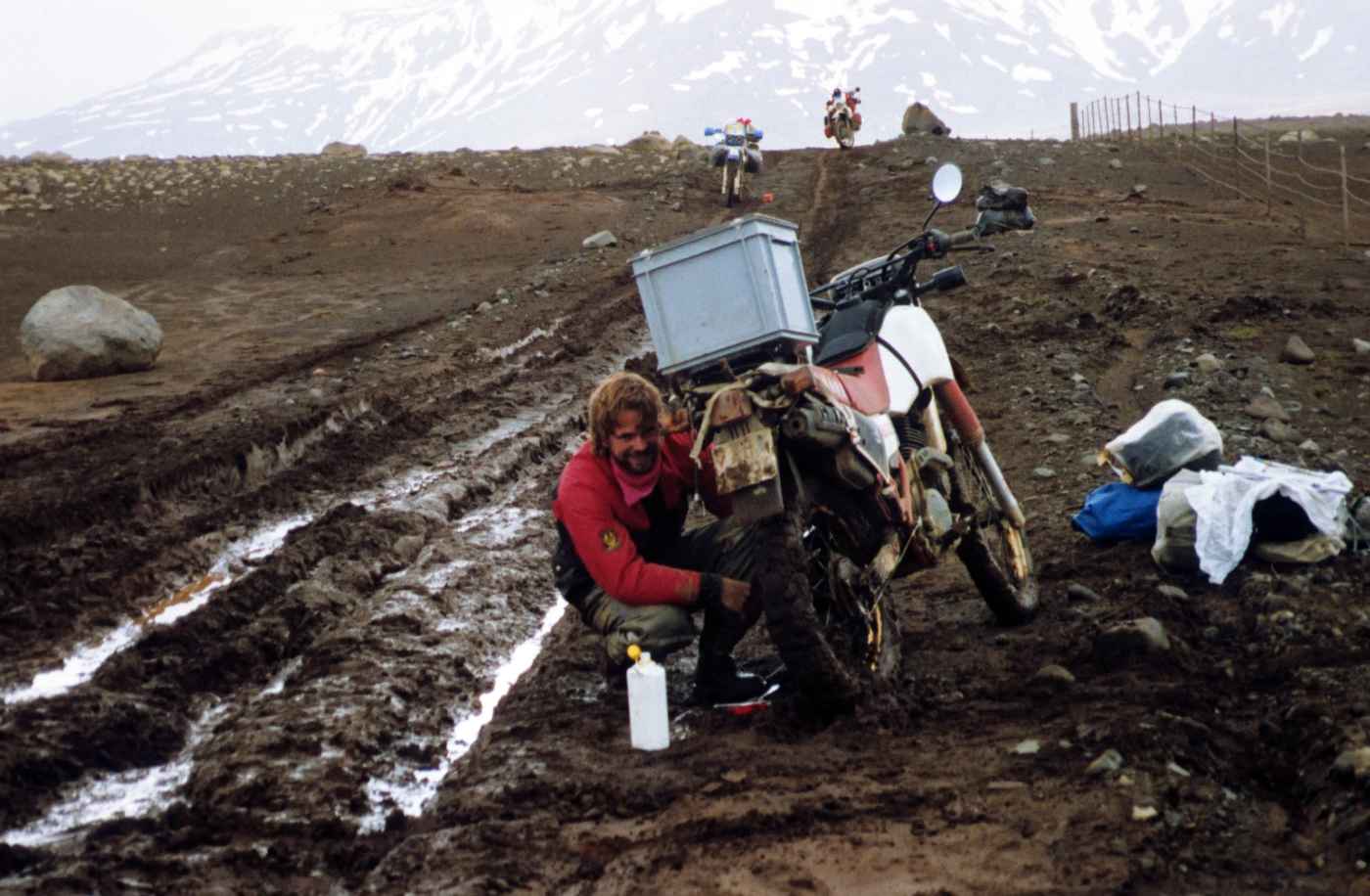 Kette auf dem Weg zur Askja gerissen.