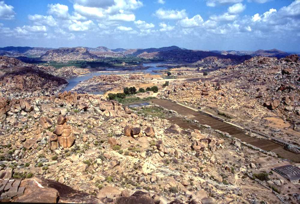 Ruinenstadt Hampi, Karnataka, Indien, 1985
