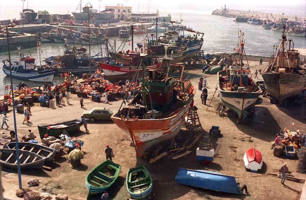 Die Werft von Essouria in Marokko