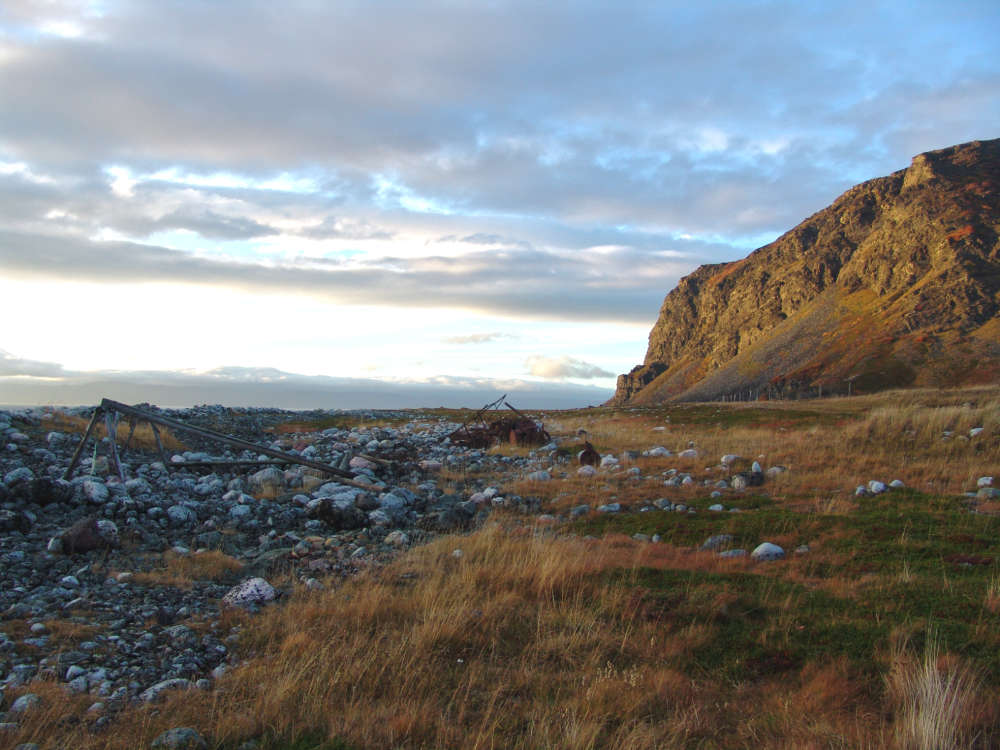 Lichterspiel bei Store Molvik im Norden der Finnmark